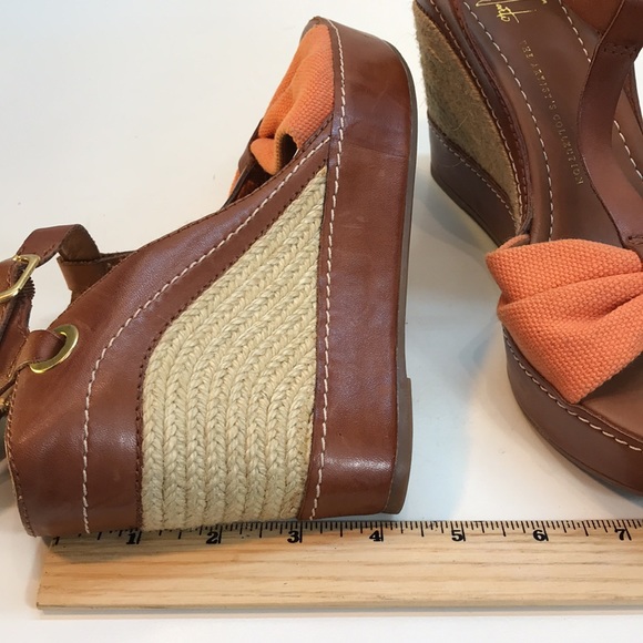 NWOT Franco Sarto Artist Collection Sandal Wedge - Picture 8 of 11